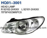 Auto Head Lamp Light for Hyundai Elantra 2007-2010 (OE#92101-2h010/92101-2h000/92101-2h050) Good-Price