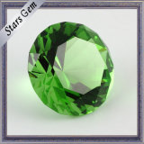 20mm Big Size Lively Apple Green Twinkling Crystal Glass