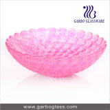 12'' Pink Color Srpayed Fruit Bowl (GB1610YD/DGS)