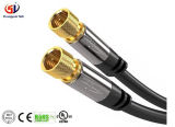 Digital Coaxial Audio Video Cable (10FT) Satellite Cable Connectors - Coax Male F Connector Pin - Coax Cables
