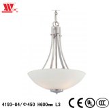 Classical Metal Pendant Light with Glass Lampshade 4193-84