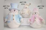 Christmas Decoration Baby First crystal Snowman Family