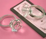 Crystal Glass Napkin Ring (Crystal Decoration Craft) (JD-CJH-002)