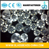 Colorless Transparent Round and Smooth Glass Bead Reflective