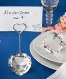 Wedding Decoration of Crystal Heart Design Place Card Holders