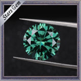 1 Carat 6.5mm Green Color Moissanite Diamond