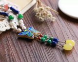 2 Natural Crystal Lapis Lazuli Necklace T Beeswax 8mm Jewellery
