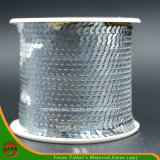 High Quality 5mm Long Chain Silver Sequin (HASL50001)