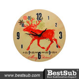 Bestsub Personalized 20cm Hardboard Photo Printed Clock (HBZ01)