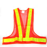 Triangle Reflective Safety Vest (Orange) .