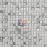 Super White Crystal Mix Silver Aluminium Mosaic Tiles (CFA73)