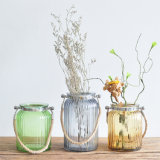 Glass Hanging Vases with Rope