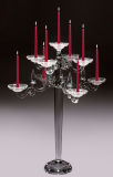 Custom Height Crystal Candleholder for Decoration Dining Table