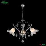 Modern Flower Crystal Chandelier with Glass LED (D-9480/5)