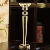 European Style Tall Crystal Glass Candleholder Gift
