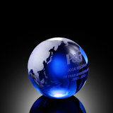Blue Globe with Flat Bottom (#60223)
