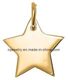 Gold Plating Star Charm with Jump Ring