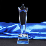 Star Shape Optical K9 Crystal Trophy