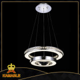 Dining Room Crystal Stainless Steel LED Pendant Light (KA10107-D600+400D)