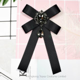 Zinc Alloy Rushed Pin Broche Manual Bow Brooch Women Clothing Accessories College (BR-01)