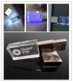 OEM USB 3.0/2.0 8GB 16 G Crystal Flash Pen Drive with LED Laser Engraving Logo Memory USB Sticks