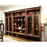 Oppein Brown America Style Wood Decorative Cabinets (ZS21121A325)