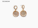 New Personal Fashion Design Popular Gold Plated Crystal Earrings