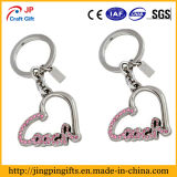 High Quality China Metal Heart Key Chain for Promotional Gifts