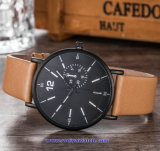 Custom Logo Men's Quartz Watch Fashion Wristwatch for Man (WY-17012C)