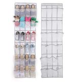 Crystal Clear Over The Door Hanging Shoe Organizer