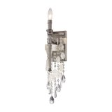 Shell and Crystal Chain 1 Light Wall Lamp