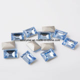 Yiwu Factory Decorative Rectangle Crystal Rhinestone for Garment Accessories