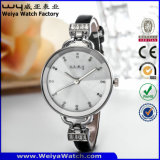 Leather Strap Watch Quartz Fashion Ladies Wrist Watches (Wy-068A)
