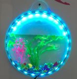 Wall Fish Tank Acrylic Wall Aquarium 1 Gallon Fish Bowl 11.5 Inch