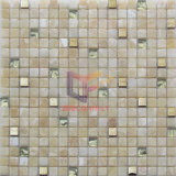 Luxury Style Marble Mix Metal Mosaic Tiles (CFS1013)