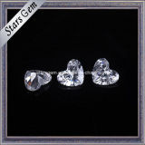 Beautiful Heart Cut 4X5mm Zirconia Beads for Jewelry
