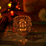 Elegant Crystal Glass Candle Container