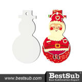 Christmas Hardboard Sublimation Ornament Snowman (HBOM05)
