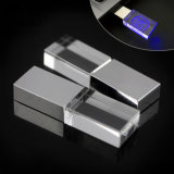 Crystal Lighted Engrave Computer Accessories 4GB Unique USB Flash Memory Pen Drive