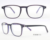 Four Colors Wooden Polished Simple Style Eyeglasses Frame
