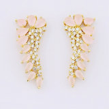 China Wholesale Crystal in Pink Stud Earring Charm Jewellery