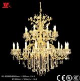 Traditional Crystal Chandelier with Glass Chains