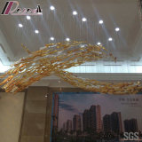 Fashion New Design Fish Clourful Glass pendant Lamp with Hotel