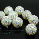 10mm Shamballa Glass Ball Beads Czech Crystal Rhinestones Pave Clay Disco Ball Color Glass Bead to Make Bracele