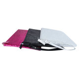 Shining Cotton Fabric Lady Clutch Bag/Wallet Bag