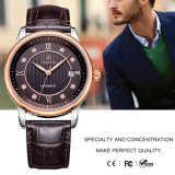 Luxury Mens Automatic Mechanical Watch with Genuine Leather Strap 72001