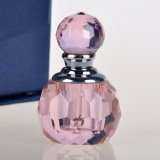 Small and Lovely Crystal Pink Glass Perfume Bottle Manufacturer (KS24065)