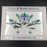 2018 Newest & Popular Skin Safe Party Eye Stickers White Studs Body Jewels Face Stickers (E48)