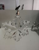 2016 Crystal Glass Snowflake Car Pendant