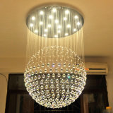 Popular Single Ball Crystal Pendant Light LED Chandeliers for Living Room Decoration 6002-13